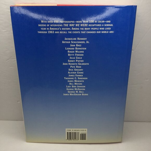 Vintage 1988 The Way We Were 1963 The Year Kennedy Was Shot By Robert MacNeil - Picture 10 of 12